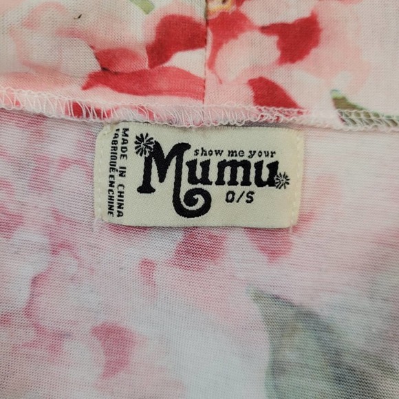 Show Me Your MuMu Brie Robe Pink Floral Kimono OS - Picture 9 of 10